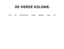 Tablet Screenshot of devierdekolonie.nl